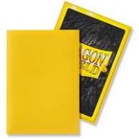 Dragon Shield Sleeves: Japanese Matte Yellow (Box Of 60) | Tables and Towers