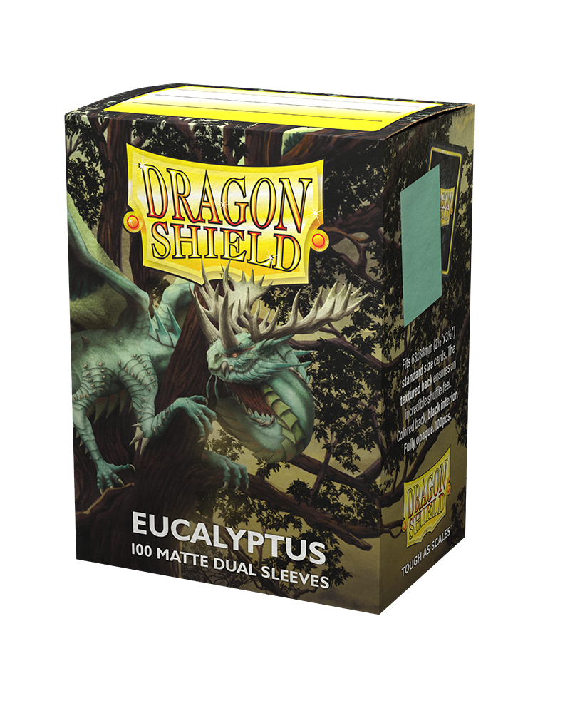 Dragon Shield Sleeves: Standard Matte Eucalyptus (Box of 100) | Tables and Towers