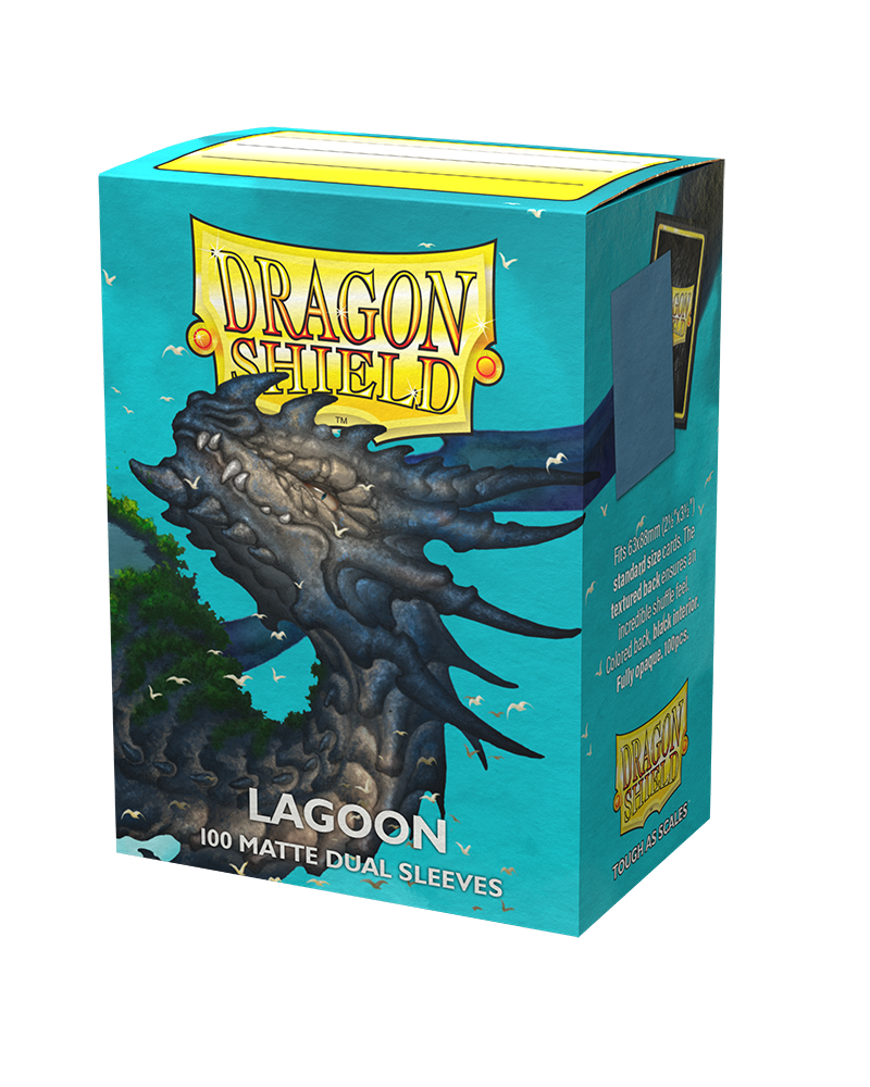 Dragon Shield Sleeves: Standard Matte Lagoon (Box of 100) | Tables and Towers