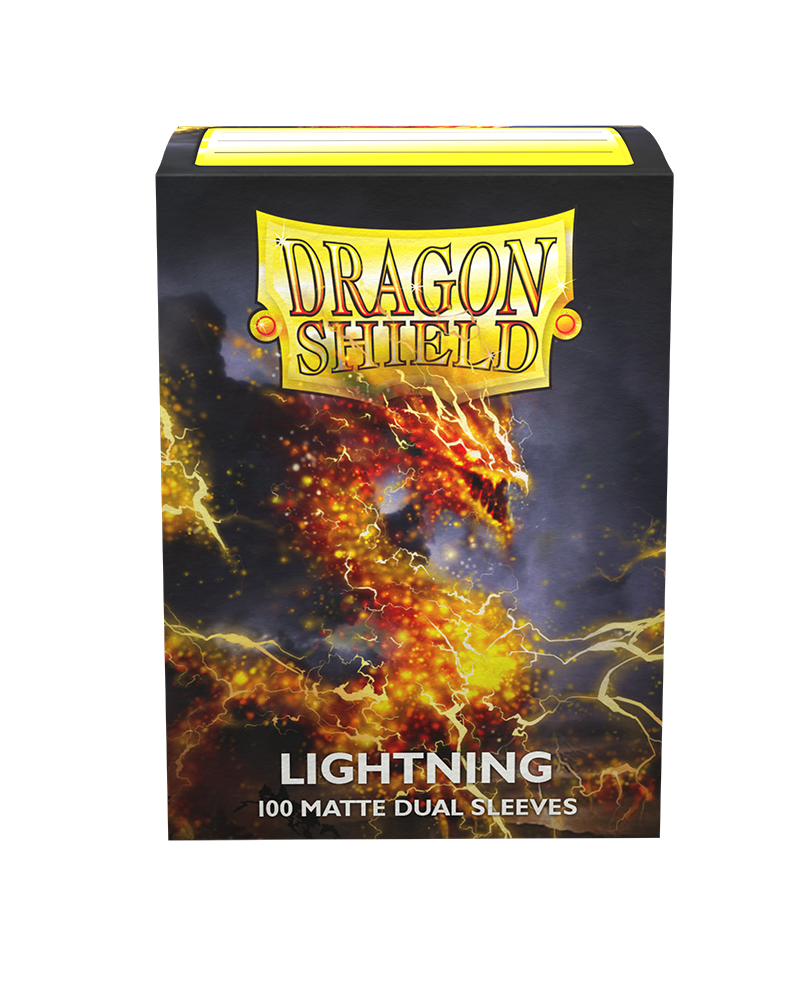 Dragon Shield Sleeves: Standard Matte Lightning (Box of 100) | Tables and Towers