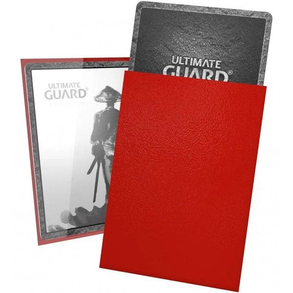 Ultimate Guard Katana Red Sleeves 60 count Japanese Size | Tables and Towers